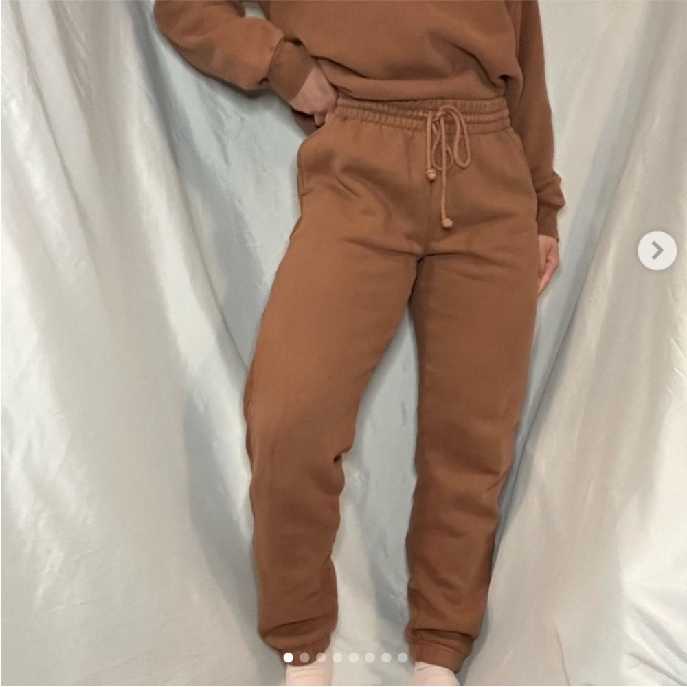 Cozy Fleece Mega Sweatpant in Teddy bear brown
